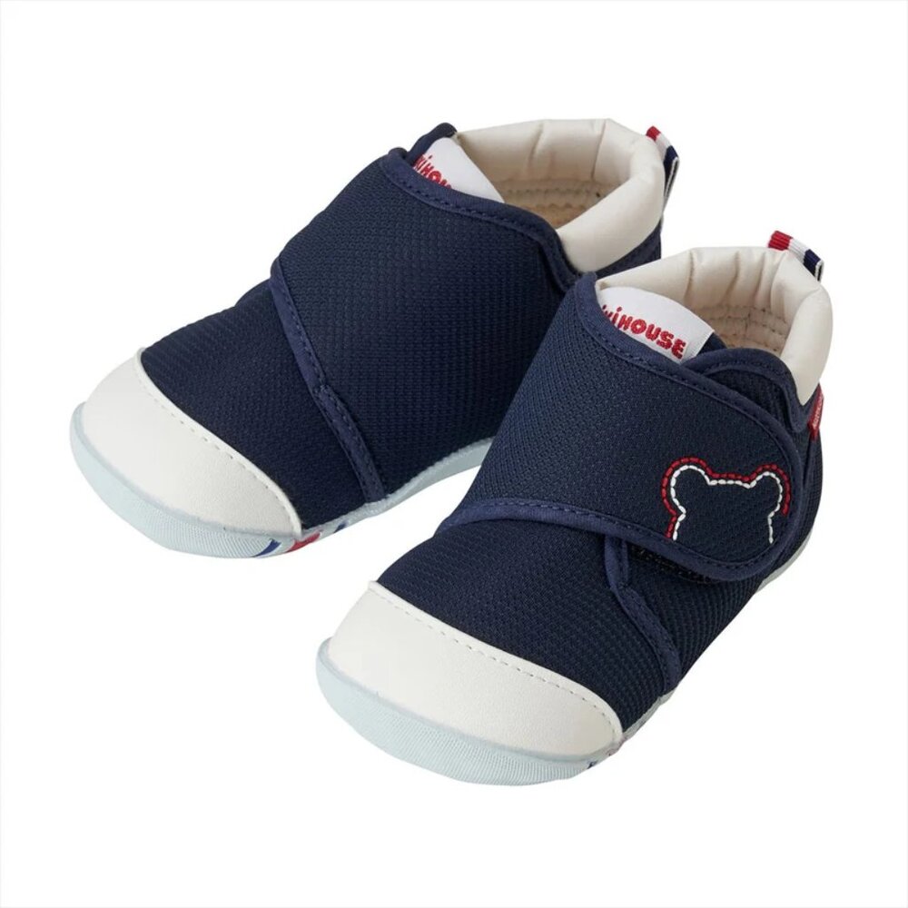 Miki House My First Walker Toddler Shoes Navy Blue (Size 6 / 13 cm)